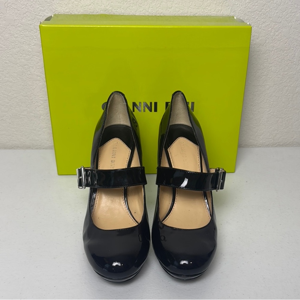 Gianni Bini Black Mary Jane Stiletto Heels